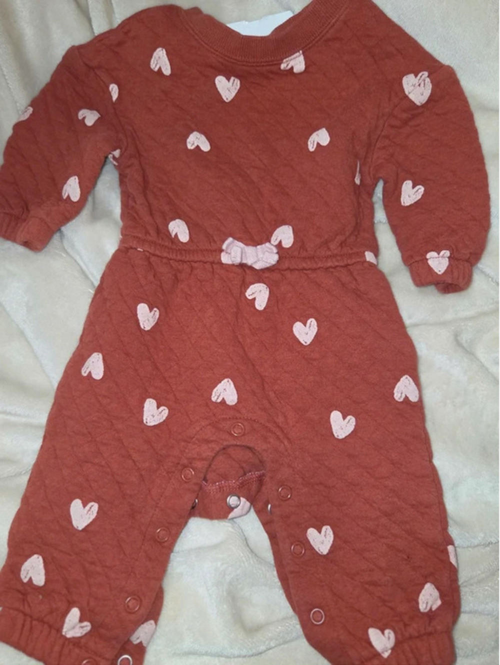 Heart jumpsuit 6m
